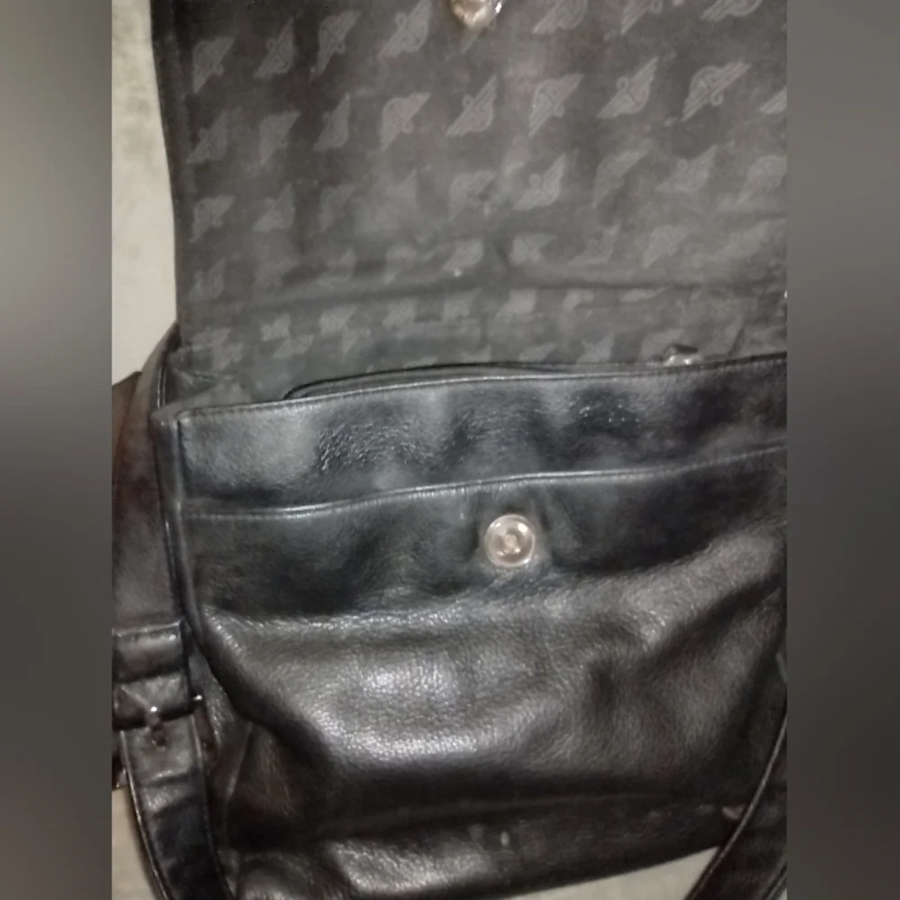 Vintage Leather Shoulder Bag, Dockers
